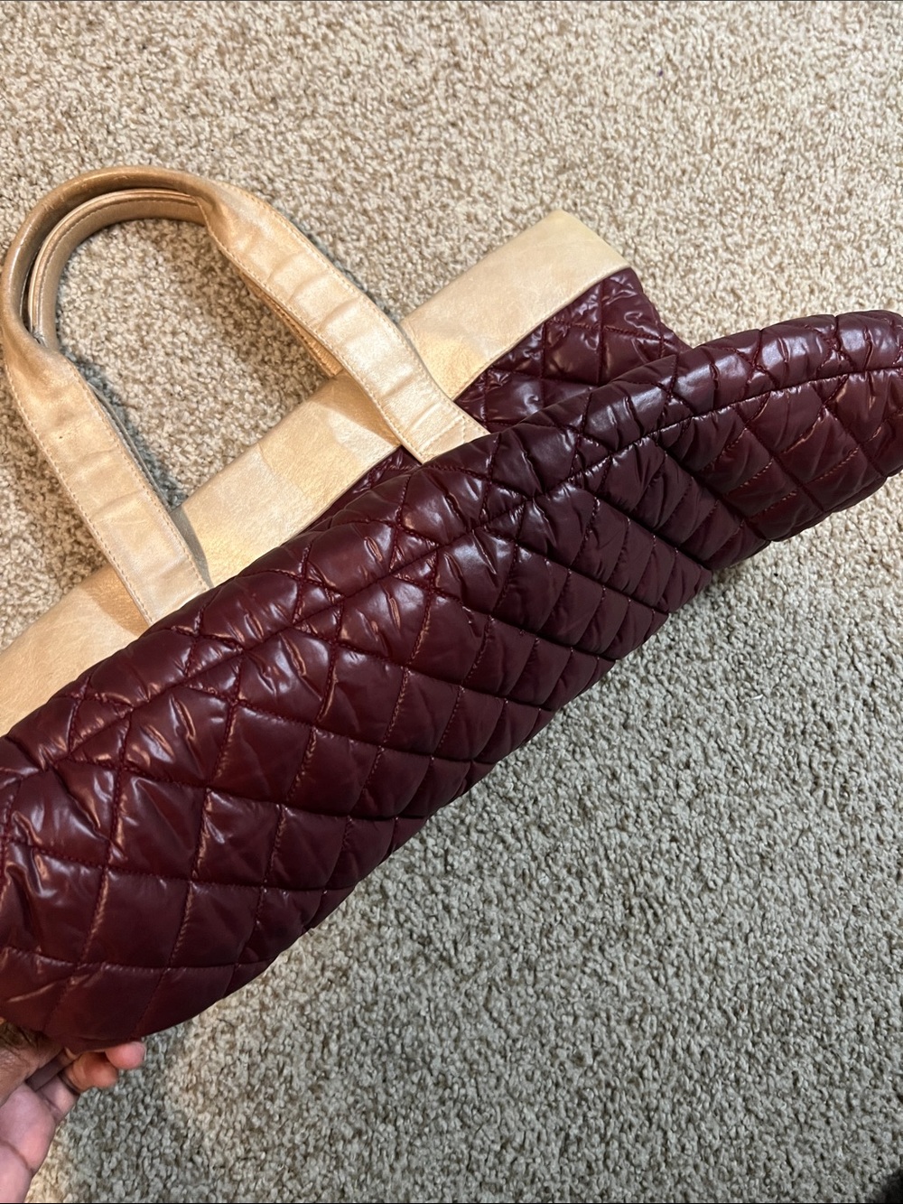 ♥️ CHANEL Coco Cocoon Burgundy Tote - Picture 4 of 17